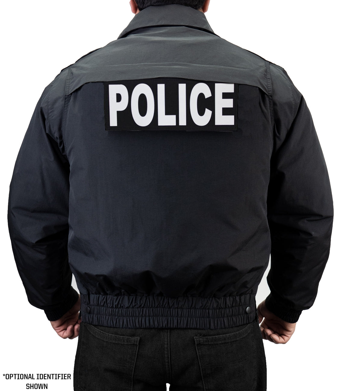 Police jacket with sale id panels