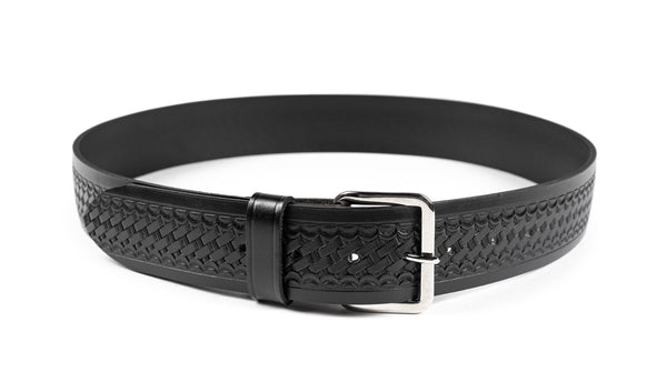 Ryno Gear 1.75" Basket Weave Leather Trouser Duty Belt