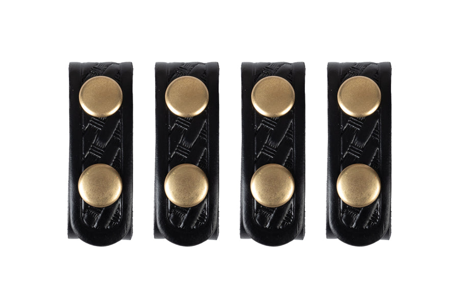 First Class Genuine Leather Keepers (Set of 4)