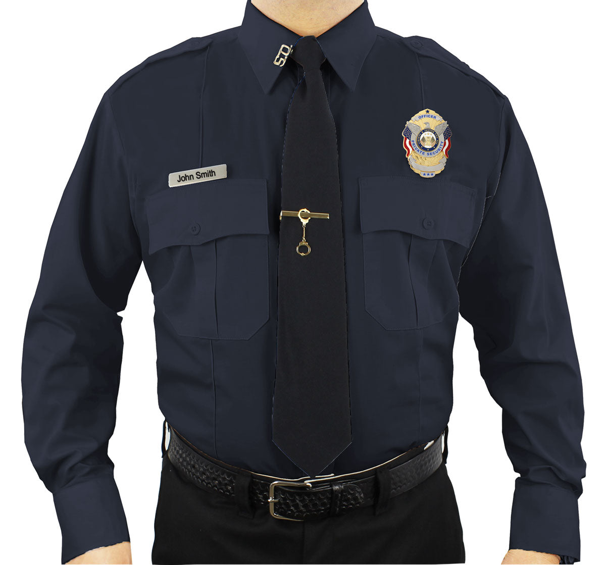 新品　deres first class long sleeve T shirt First Class 100% Polyester Long Sleeve Uniform Shirt - Light