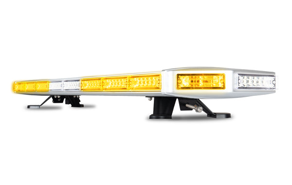 46" Streamlined Linear Generation 3.5 LED Lightbar - Silver with Amber LEDs