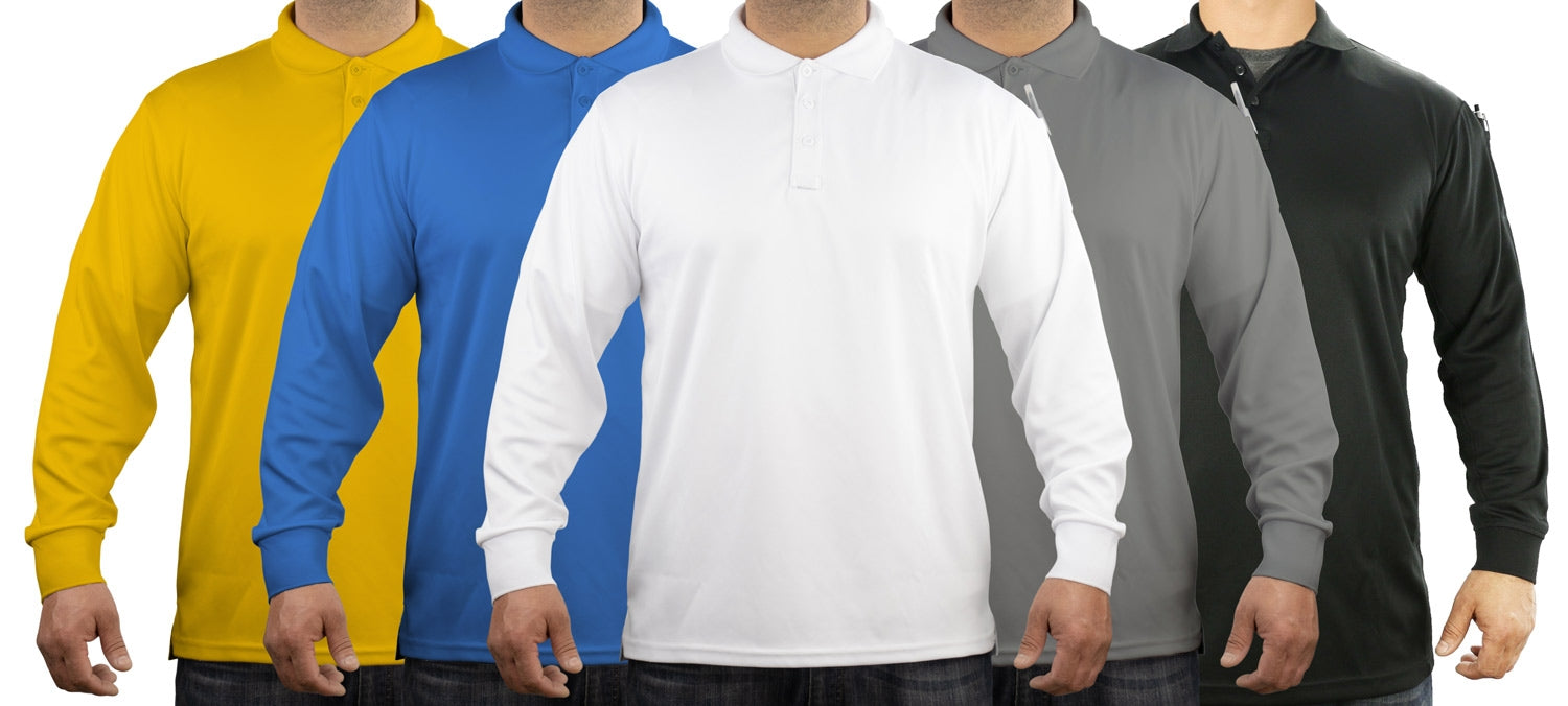 First Class Tactical Performance Long Sleeve Polo Shirt – Security Uniform