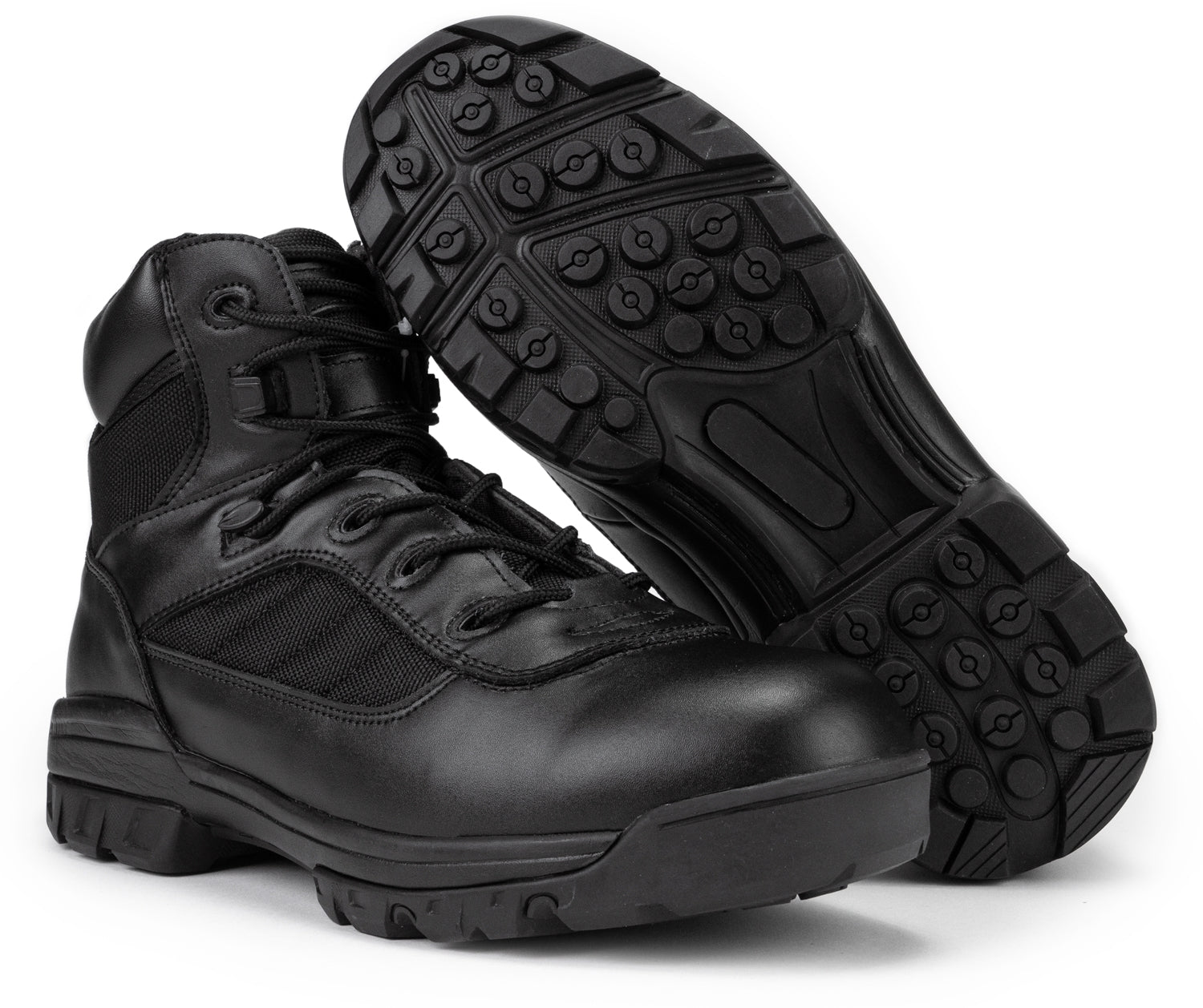 6" CoolMax Ryno Gear Tactical Combat Side Zip Boots (Black) Security