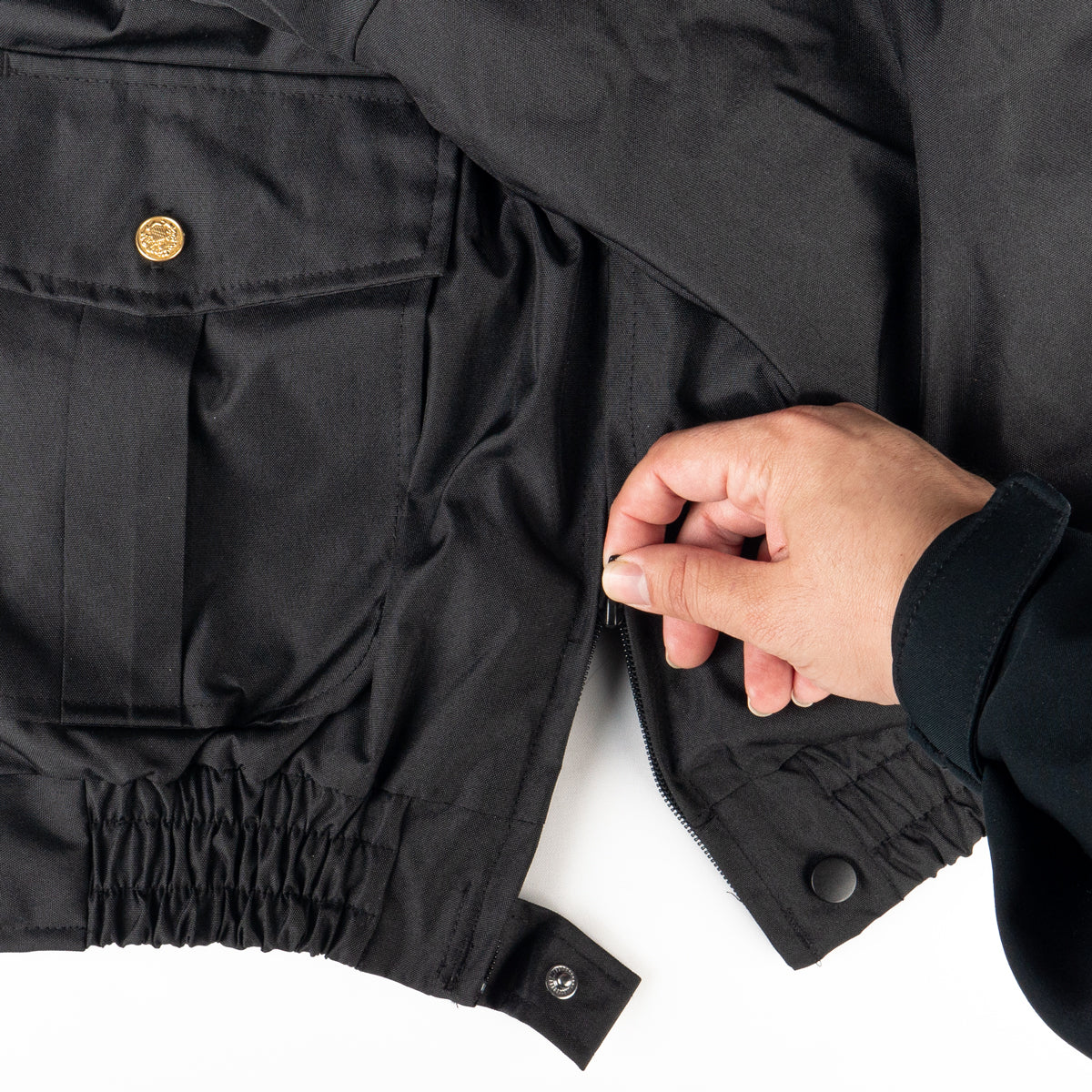 All Season Deluxe Bomber Jacket with Reflective Security ID – Security ...