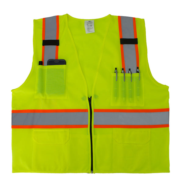Plain Reflective Safety Vest (Yellow)
