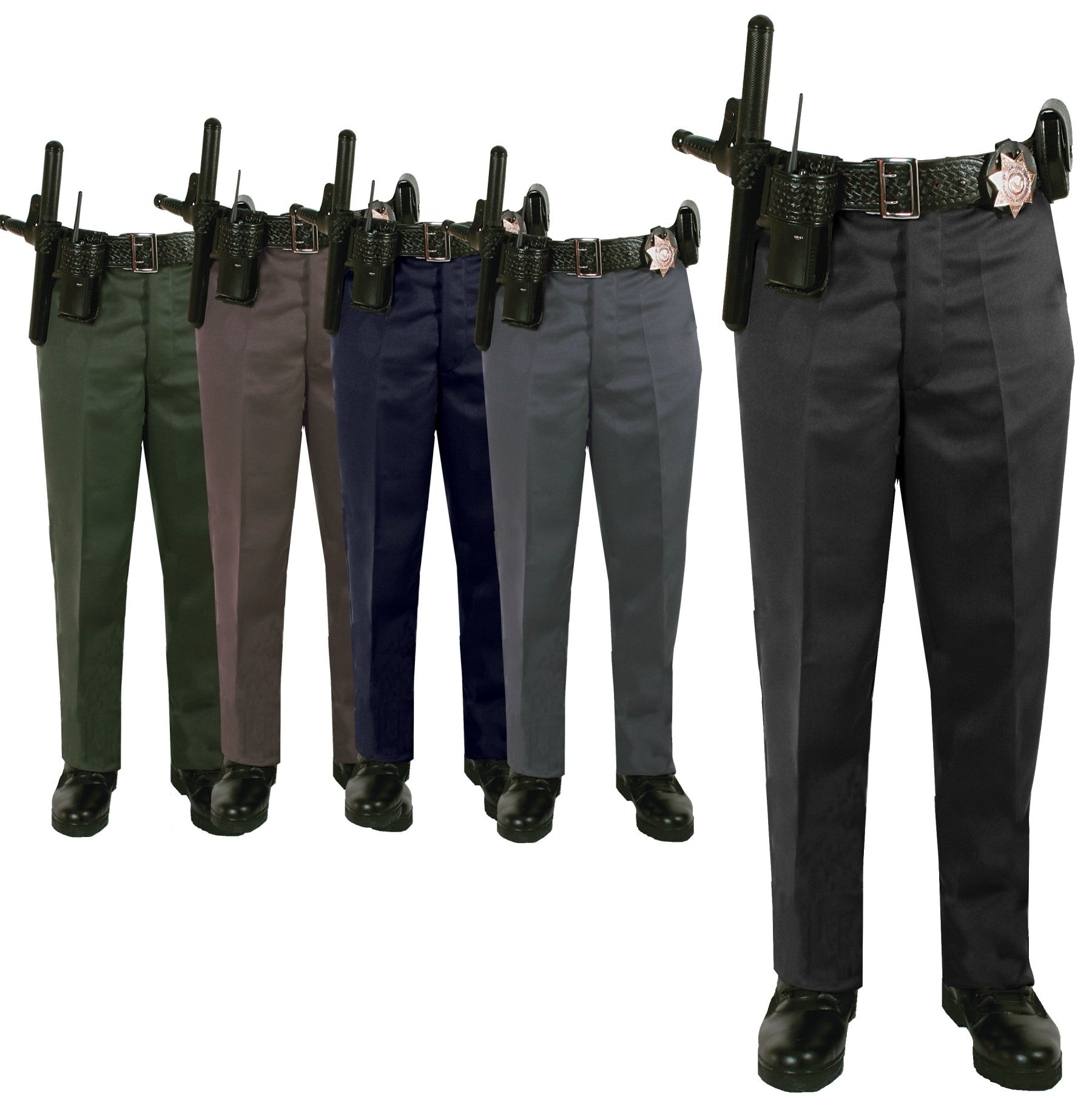 Black Tactical Cargo Pants with Reflective Stripe – Guardian Outfitters