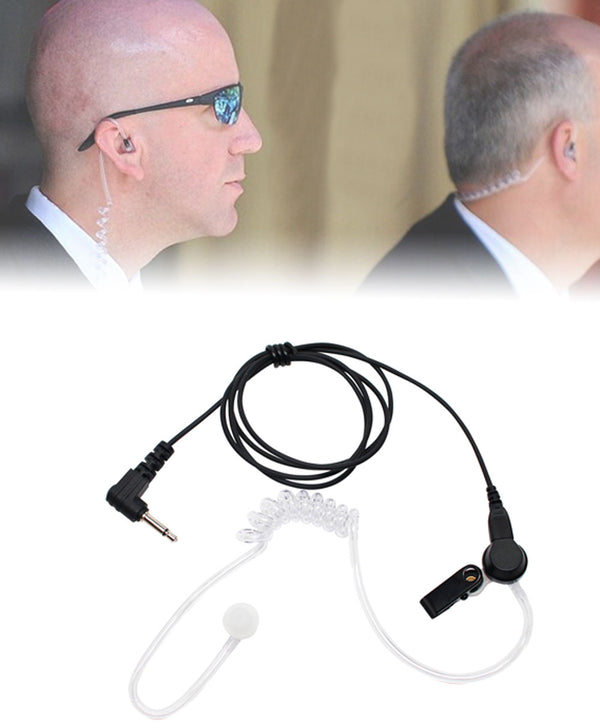 Listen Only Surveillance Earpiece (For UAW & most remote speakers with 3.5mm jacks)